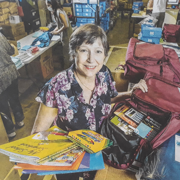 Donation Helps DV Kids get School Kit